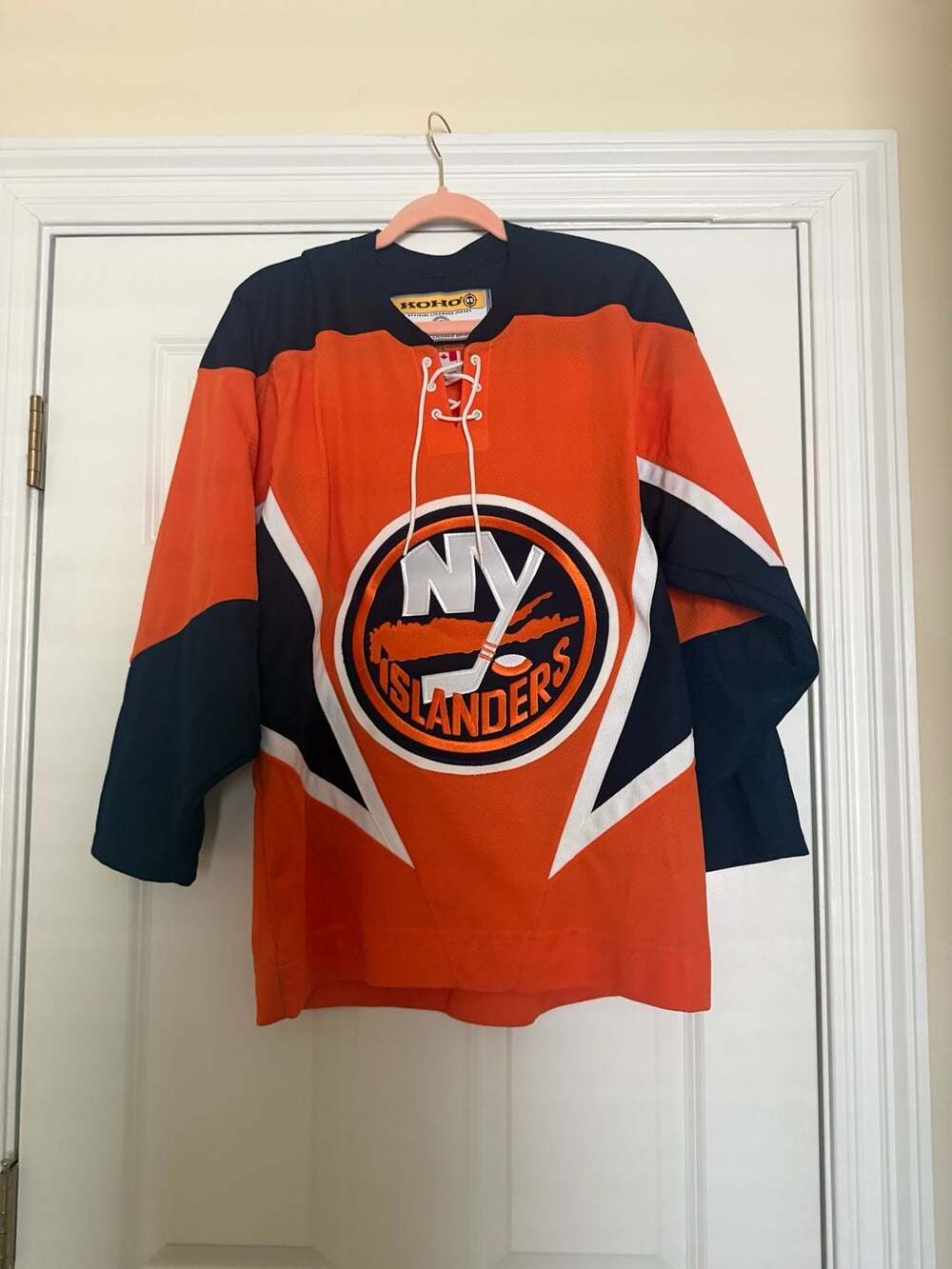 Koho New York Islanders Orange Third Hockey Jersey Size S